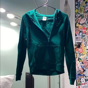 Green Pink Zip Up